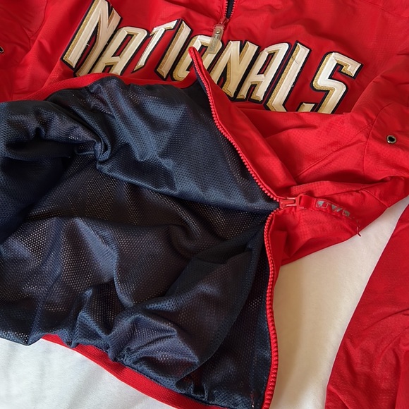 Majestic Authentic Collection Washington Nationals long sleeve pullover nylon - Picture 5 of 5